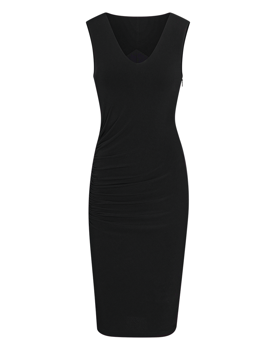 sleeveless sheath dress